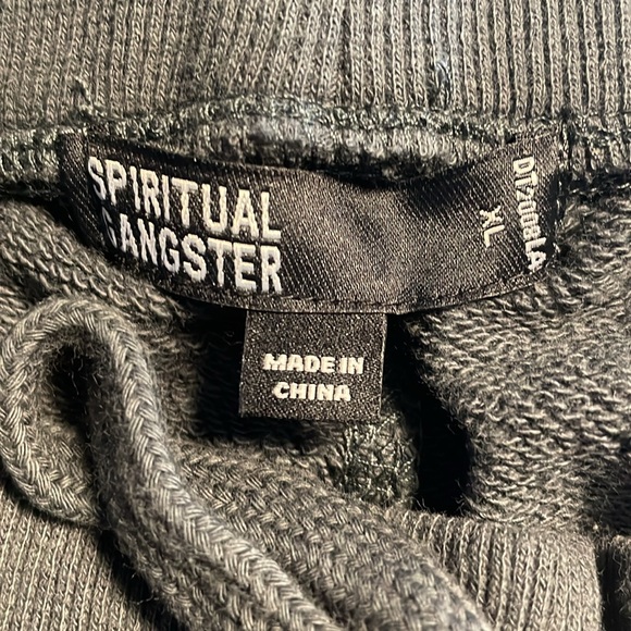 Spiritual Gangster Army Green SGV Revive Sweatpant Size XL NEW - Picture 8 of 9